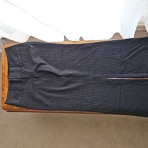 Maurice's black pinstripe dress pants